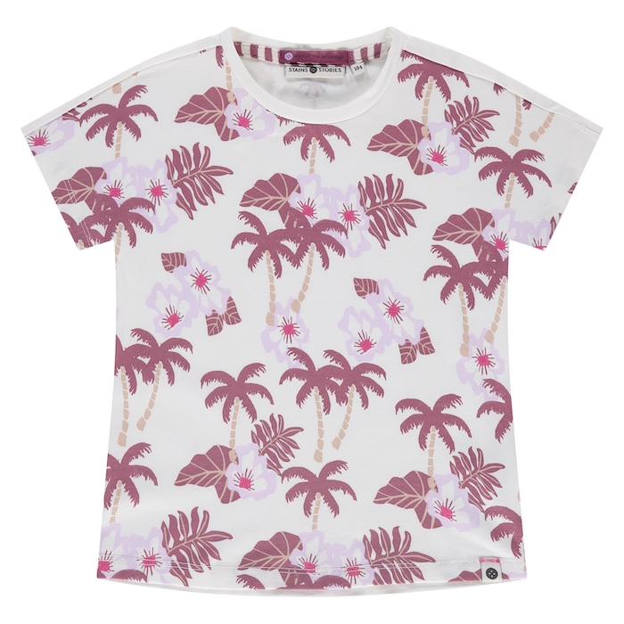 Babyface Stains & Stories Kurzarm T-Shirt - Palmen - SALE