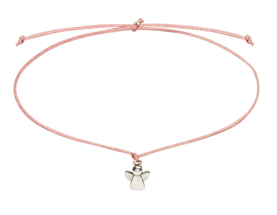 606399-freiTGGbrpBVHEFZM Armband Engel im Glas - Altrosa - Engel für den Alltag
