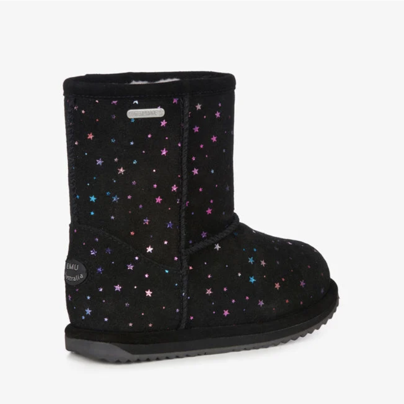 Emu Australia Sparkle Brumby Wasserdichte Lederstiefel mit Wollfutter - SALE