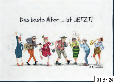 Sweet Design Geschirrtuch Tea Towel - Das beste Alter ist jetzt!