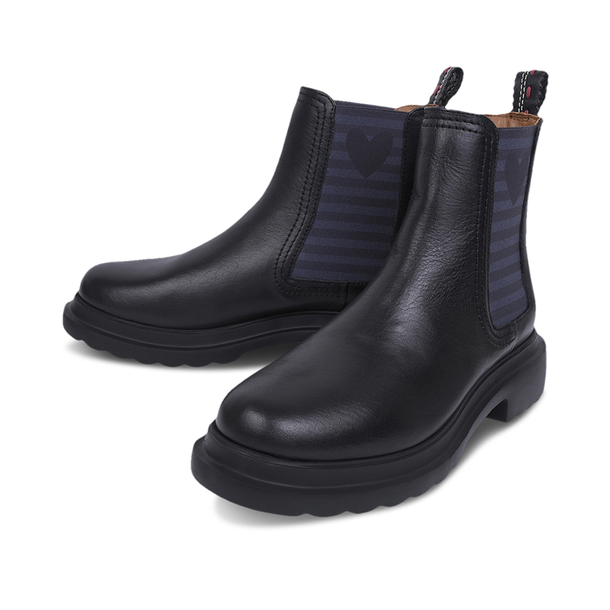 Crickit Stiefel PANDORA in Schwarz mit Streifen und Herz - SALE Crickit Stiefel PANDORA in Schwarz mit Streifen und Herz - SALE