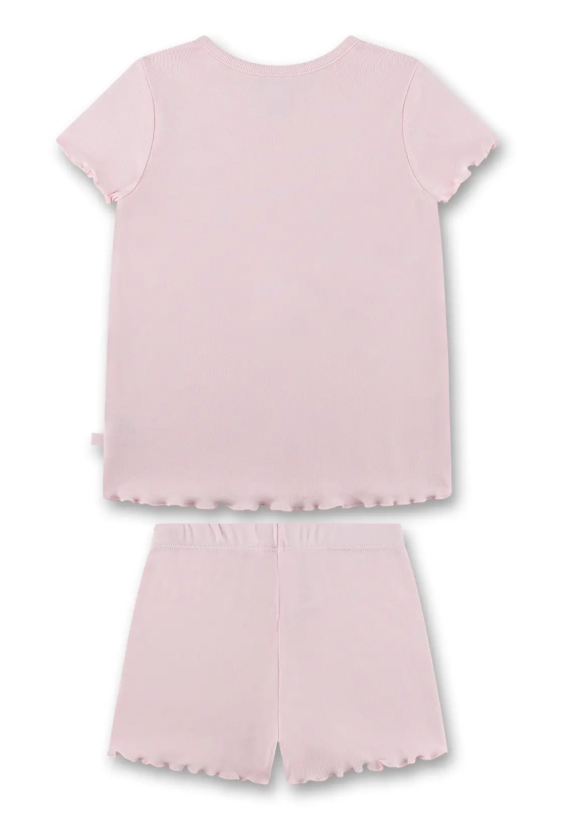 Sanetta Pyjama Mädchen-Schlafanzug kurz rosa mit Blumen Sanetta Pyjama Mädchen-Schlafanzug kurz rosa mit Blumen