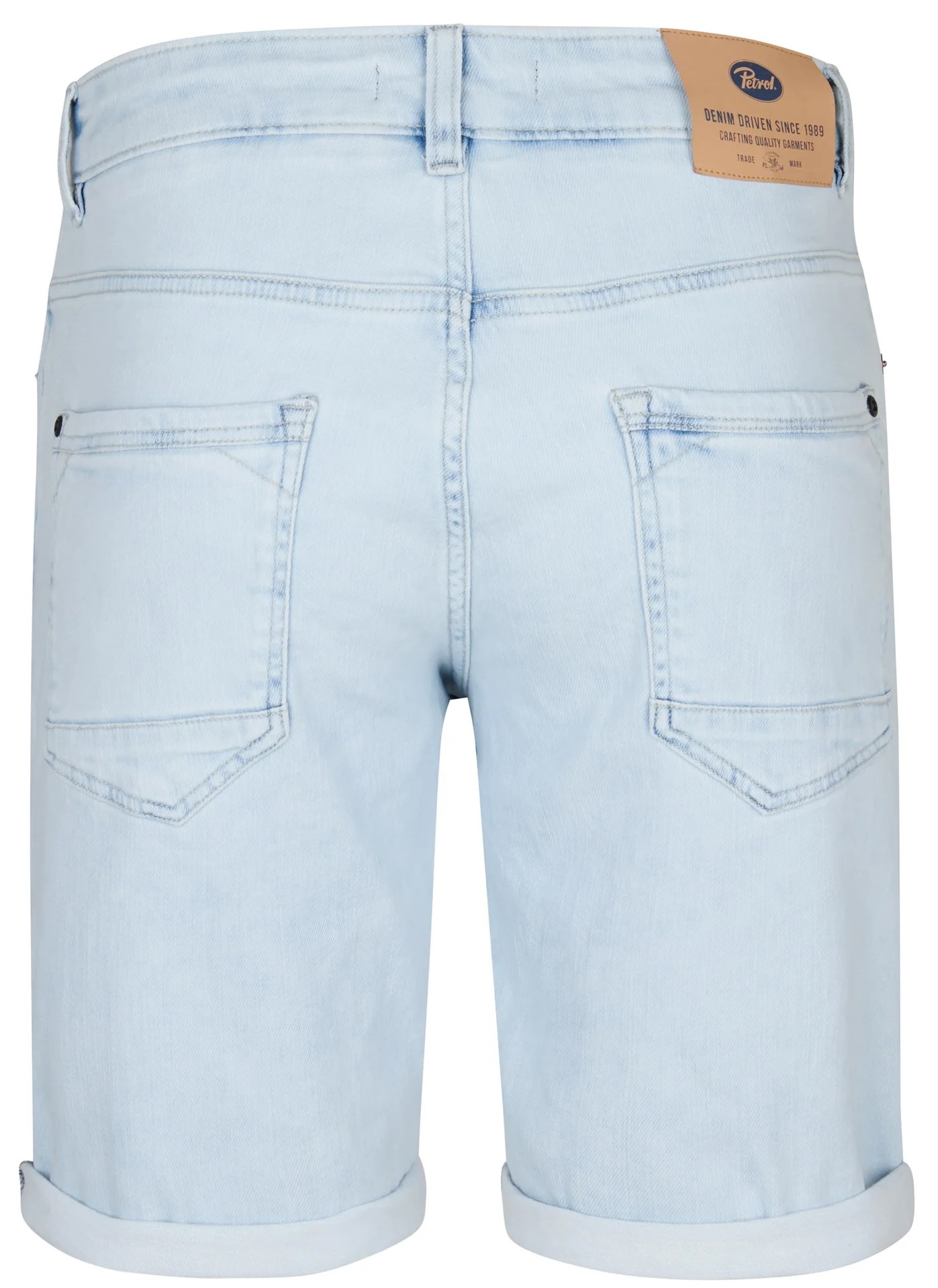 Petrol Industries Herren regular Jeansshort Bassano Shockwave in Blau