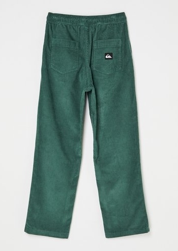 Quiksilver Taxer Cord Hose mit Stretch in Grün Quiksilver Taxer Cord Hose mit Stretch in Grün