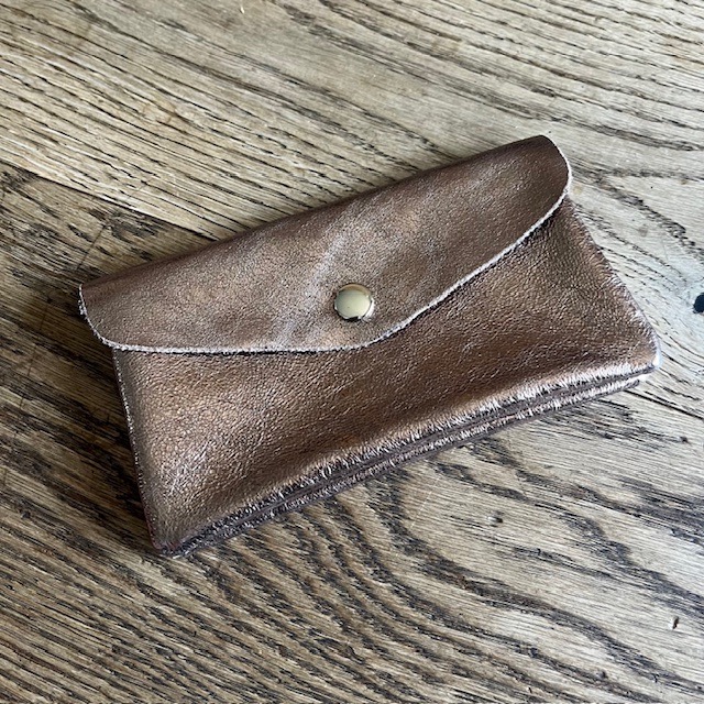 BFF Soft Leder Glitzer Geldbeutel in Bronze - Large BFF Soft Leder Glitzer Geldbeutel in Bronze - Large