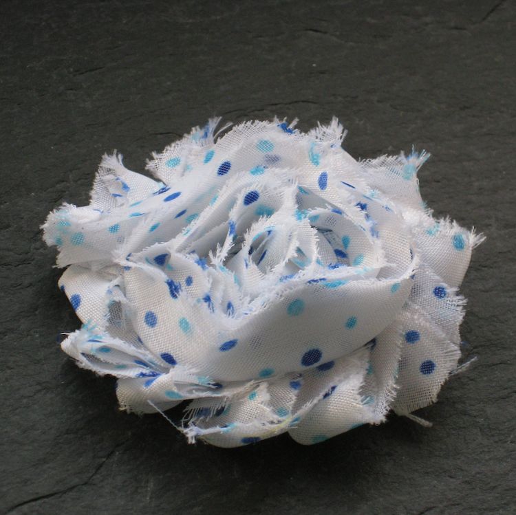 Wowzers Blütenclips - Shabby Chic für Haare & Kleidung - Confetti