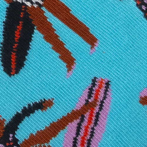 GAC-CABAIA-CHAUSSETTES-SOCKS-WOMEN-ELENA-ET-AUGUSTIN-BLUE-SS22-2-RGB-BD Cabaia Damen Socken - ELENA & AUGUSTIN - Surfer auf Türkis - SALE