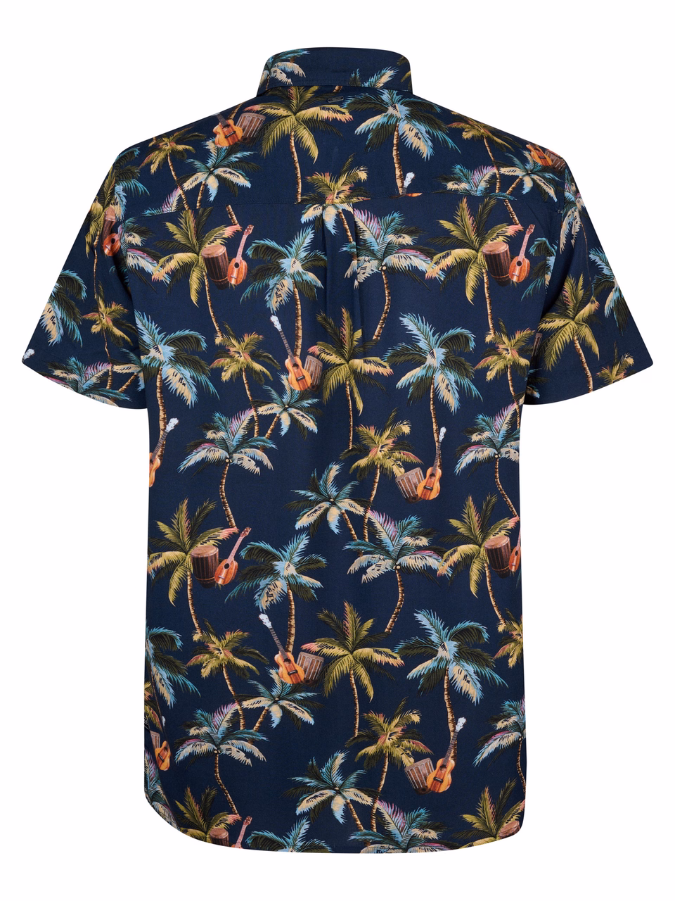 Petrol Industries Hawaii Hemd Seaforest mit All-Over Print in Navy Blau Petrol Industries Hawaii Hemd Seaforest mit All-Over Print in Navy Blau
