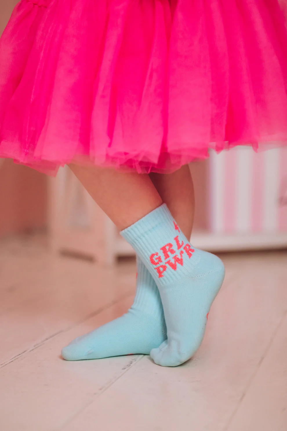 My Day My Dream Socken in Türkis - GIRL POWER