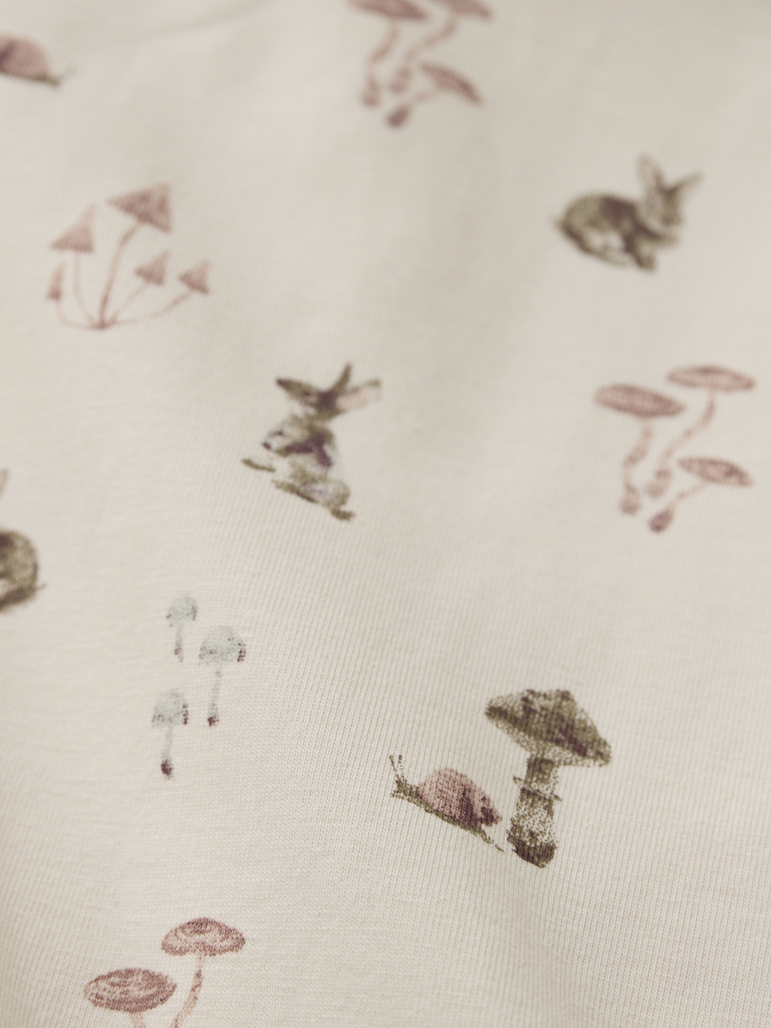 Minymo Langarmbody mit allover Print - Sandshell/Beige Minymo Langarmbody mit allover Print - Sandshell/Beige