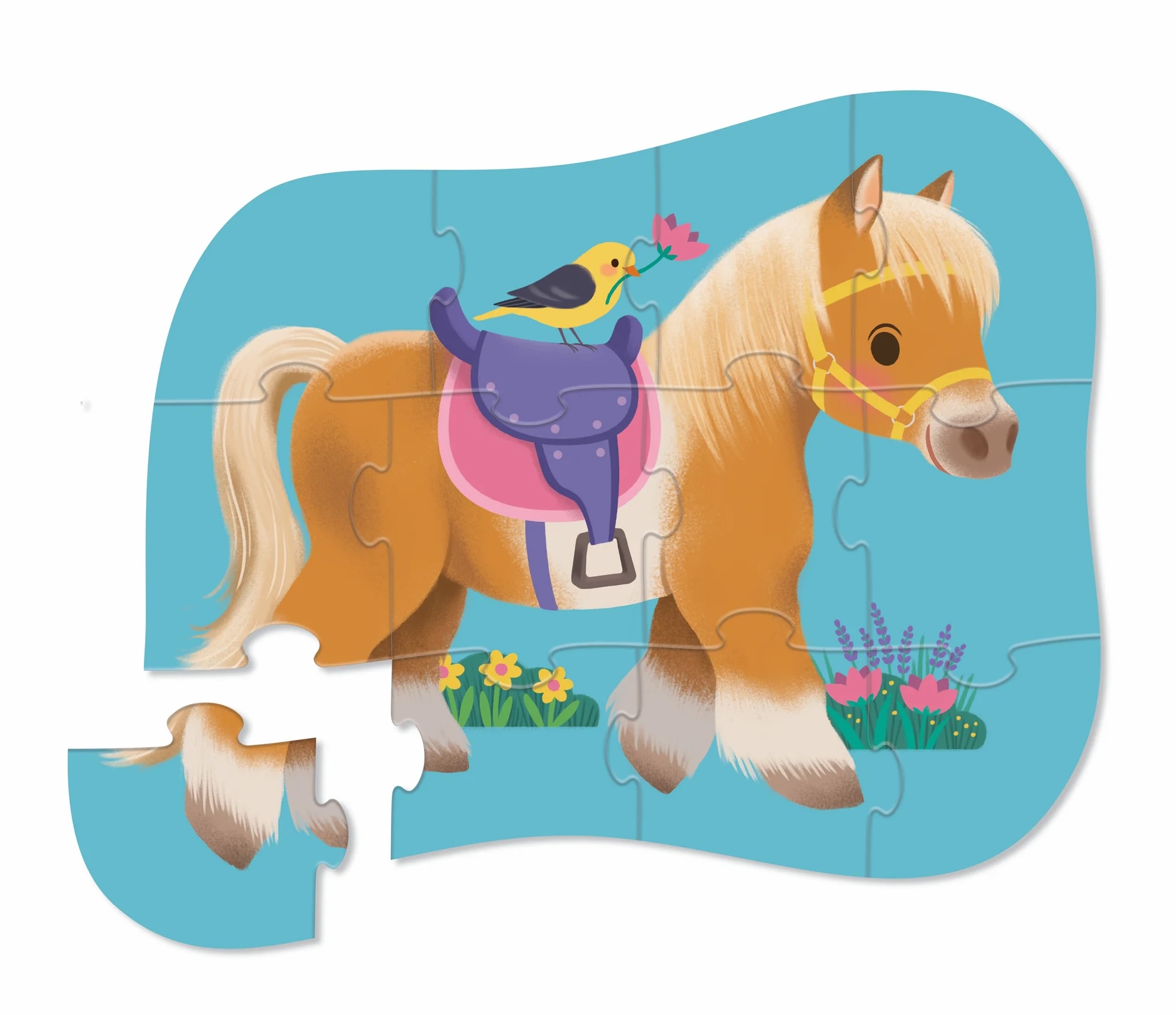 Crocodile Creek Mini Puzzle Pony - 12 Teile Crocodile Creek Mini Puzzle Pony - 12 Teile