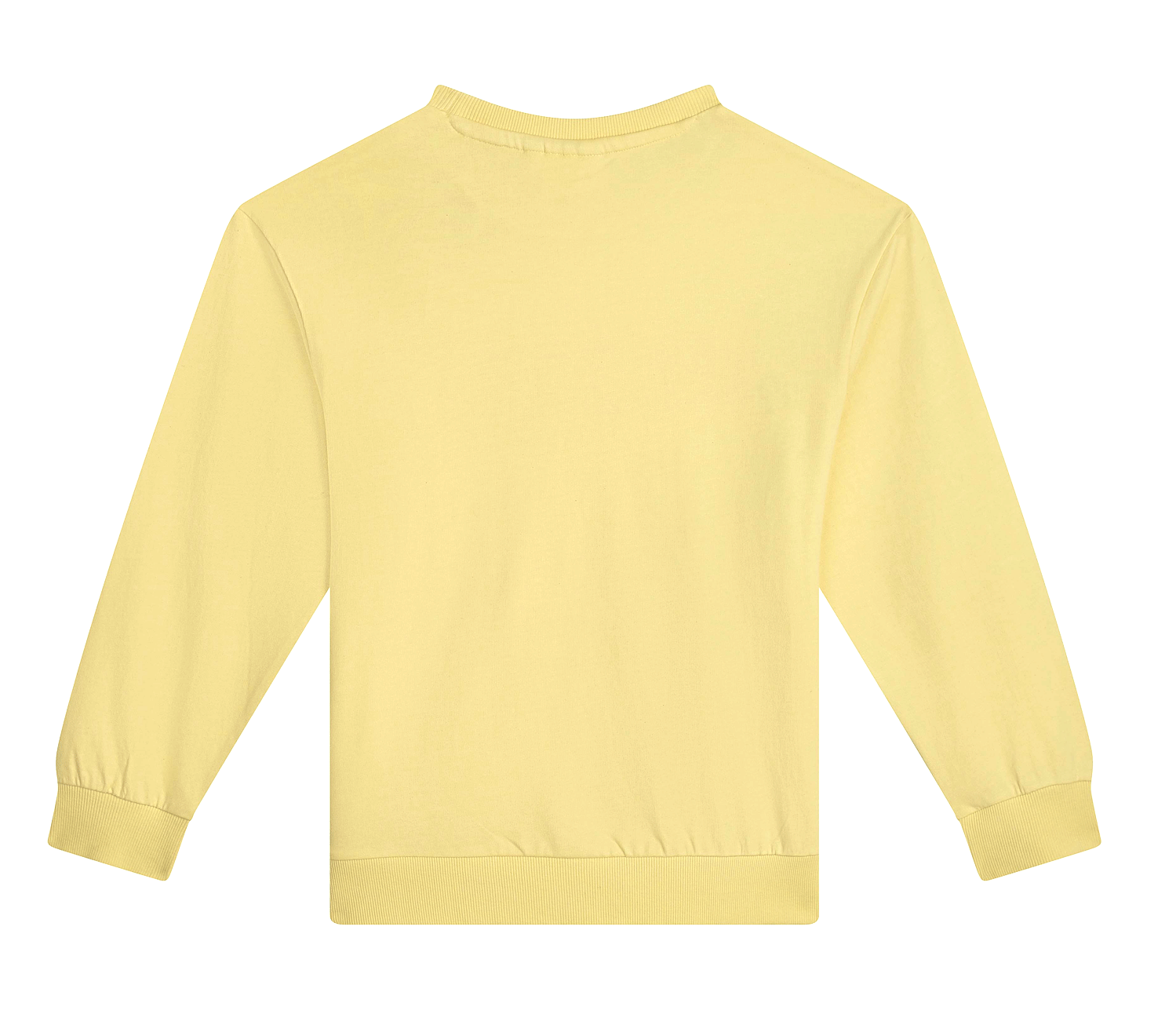 Someone Novi Awesome Sommer Sweatshirt in Sonnenschein Gelb mit Neon Pink