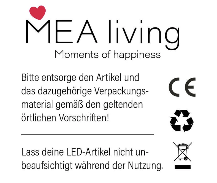 Mea Living Lucia Tischleuchte, Betonoptiksockel mit LED-Lampe in Pink - HOME