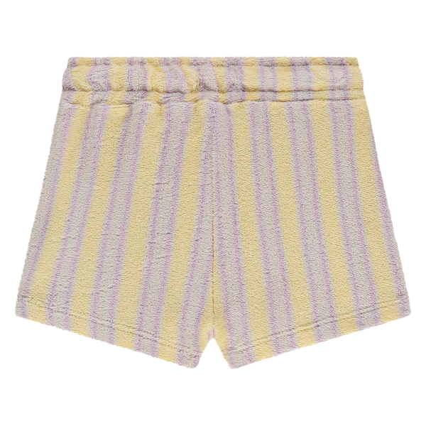 Babyface Baby Mädchen Frottee Shorts Buttercup Gelb & Flieder Gestreift