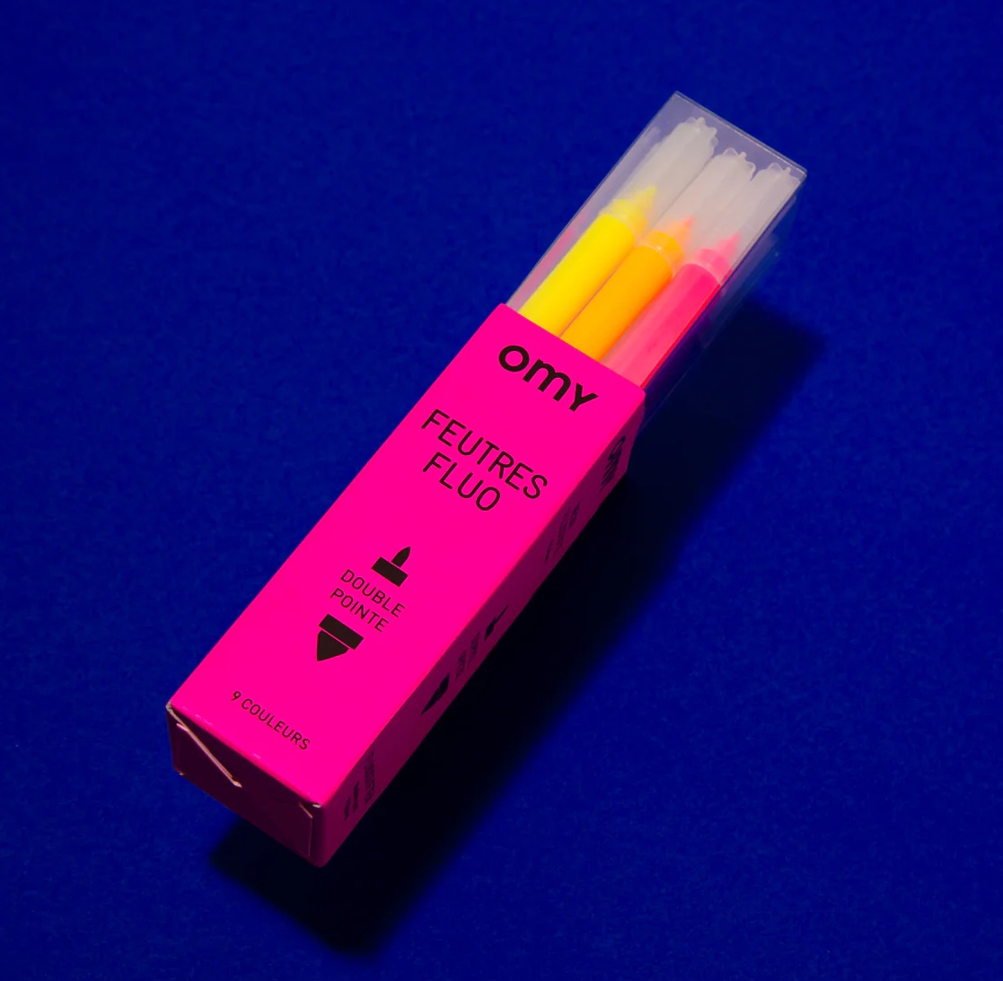 OMY Filzstiften Set - 9 Stück - Neon Stifte OMY Filzstiften Set - 9 Stück - Neon Stifte