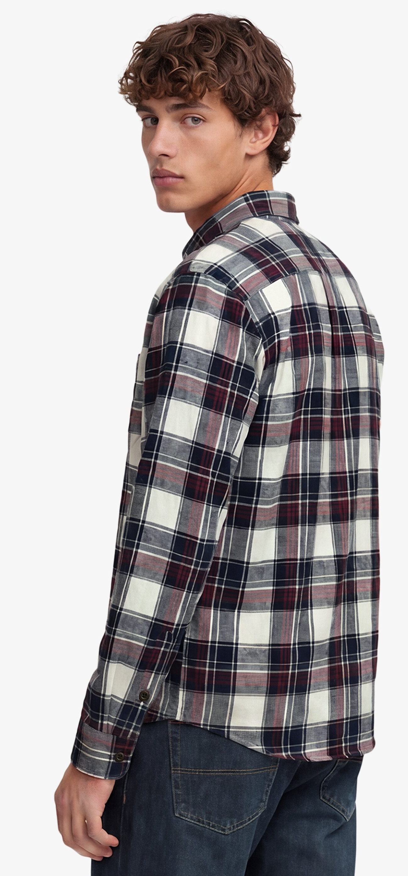 Superdry Herren Baumwoll Holzfällerhemd mit langen Ärmeln Superdry Herren Baumwoll Holzfällerhemd mit langen Ärmeln