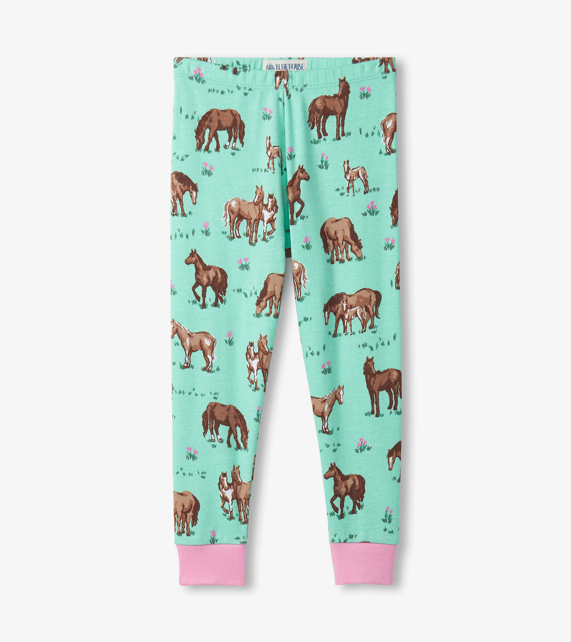 Little Blue House Pyjama Western Horses - Pferde - Pasture Bedtime