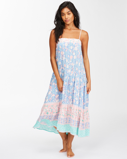 c3dr43bip2_billabong-w_1220_frt1 Billabong Wish For You - Kleid mit Spaghettiträger & Boho Blumen - SALE