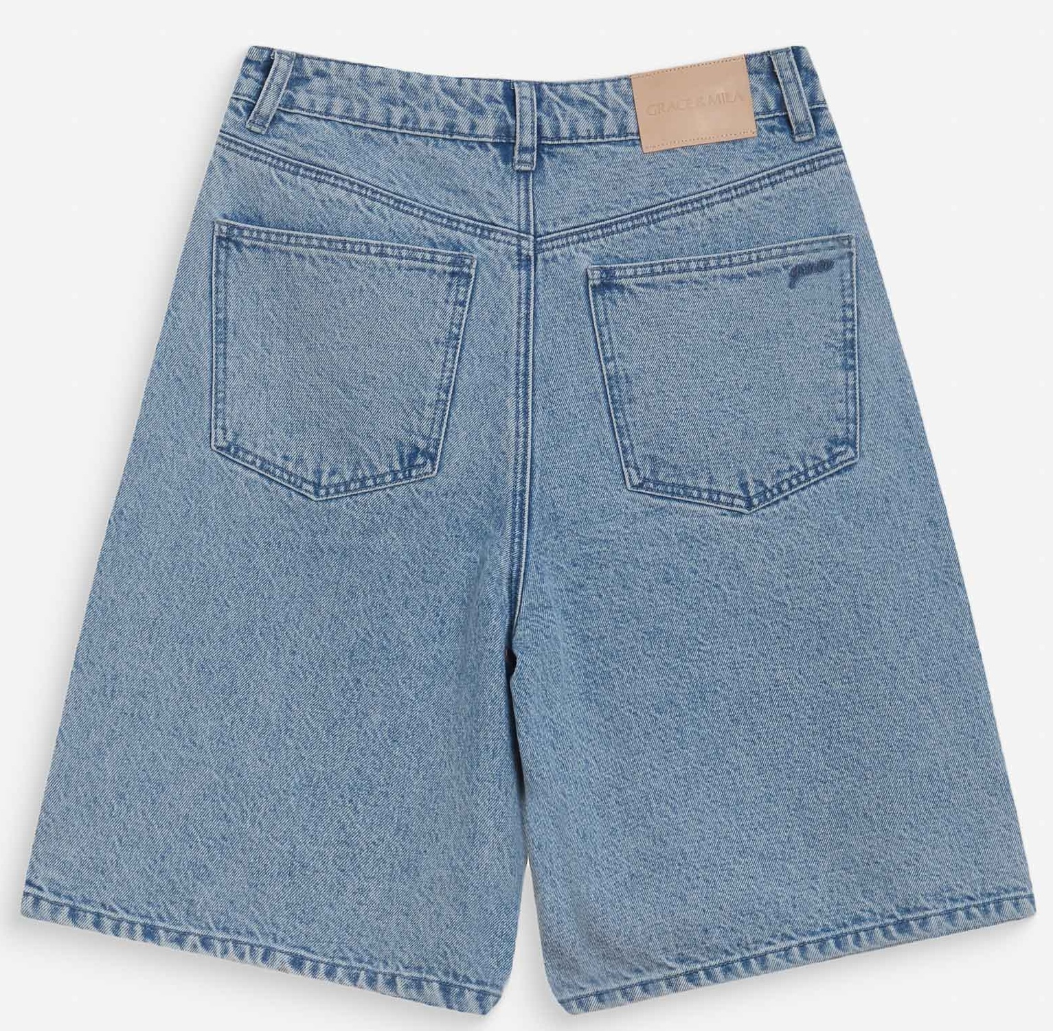 Grace & Mila Damen Jeans Short Will in Sky Blue