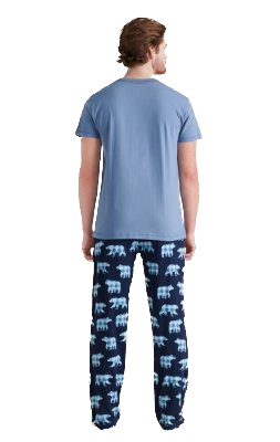 Little Blue House Pyjama Hose für Herren - Lounge Pants - Papa Bear Little Blue House Pyjama Hose für Herren - Lounge Pants - Papa Bear