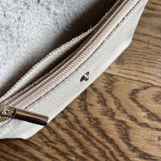BFF Soft Leder Geldbeutel in Creme Weiß - Large BFF Soft Leder Geldbeutel in Creme Weiß - Large
