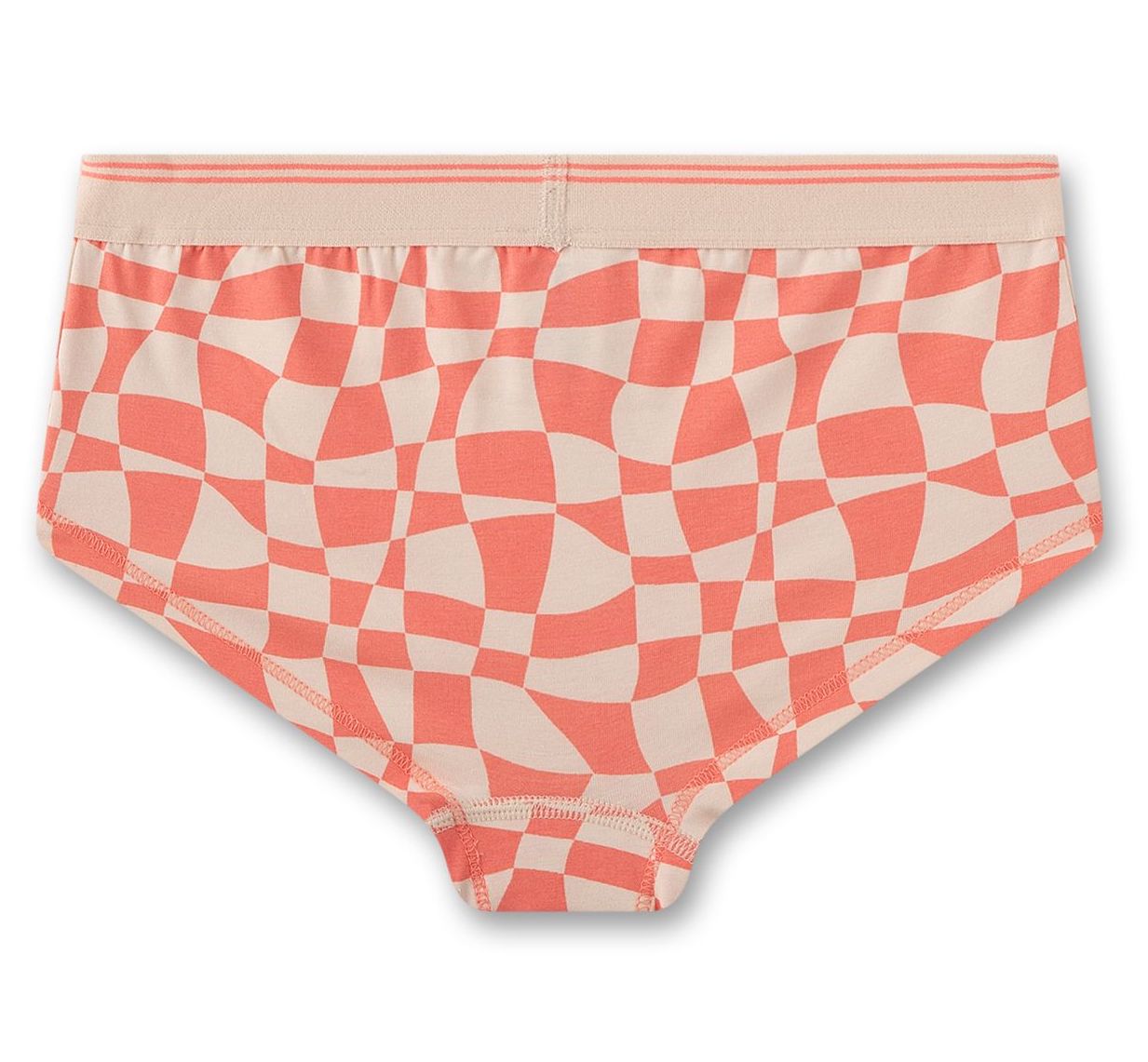 Sanetta Mädchen Cutbrief Panty Unterhose Orange Check