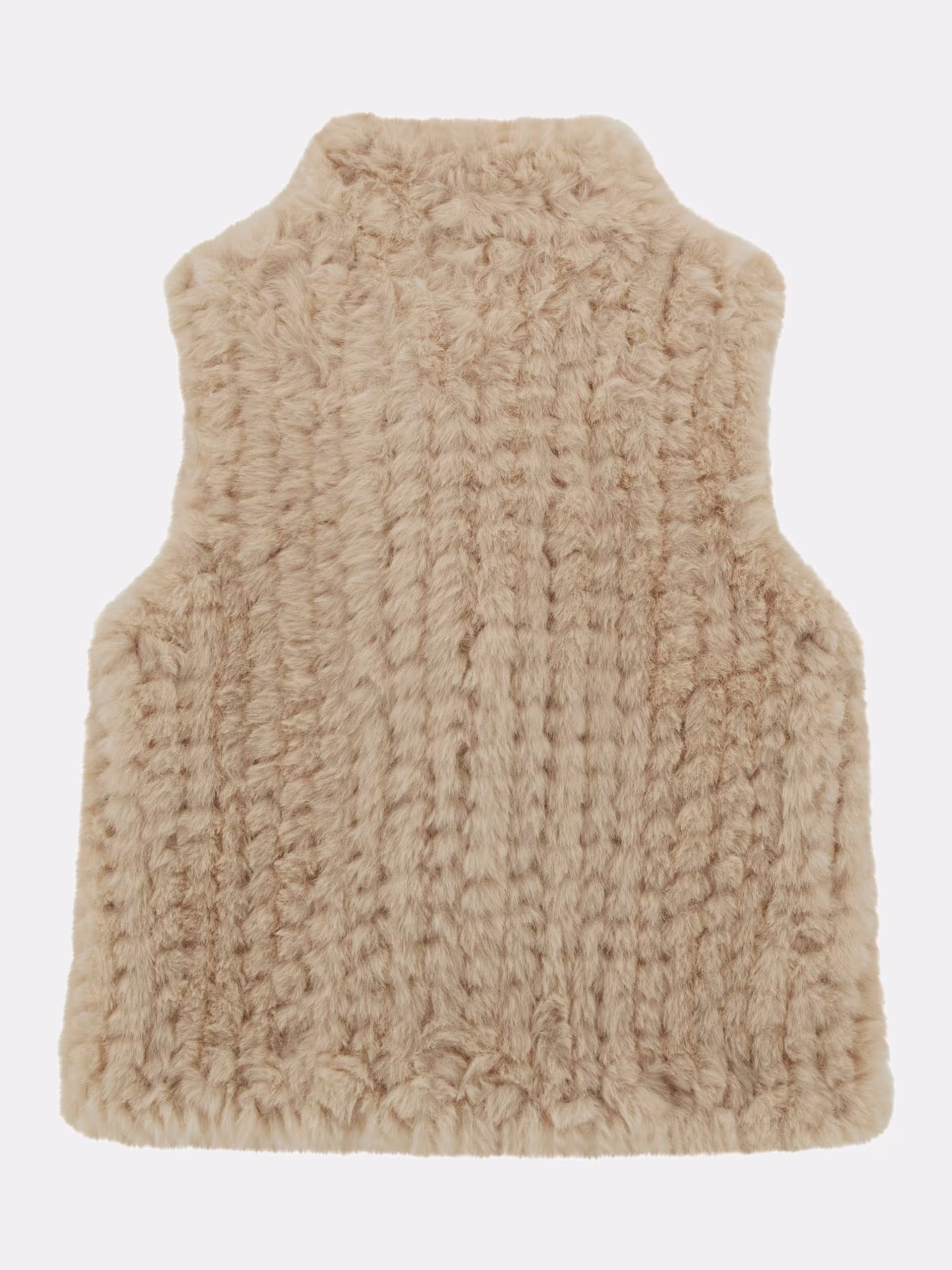 Guess Weste aus Kunstfell in Beige Braun - SALE