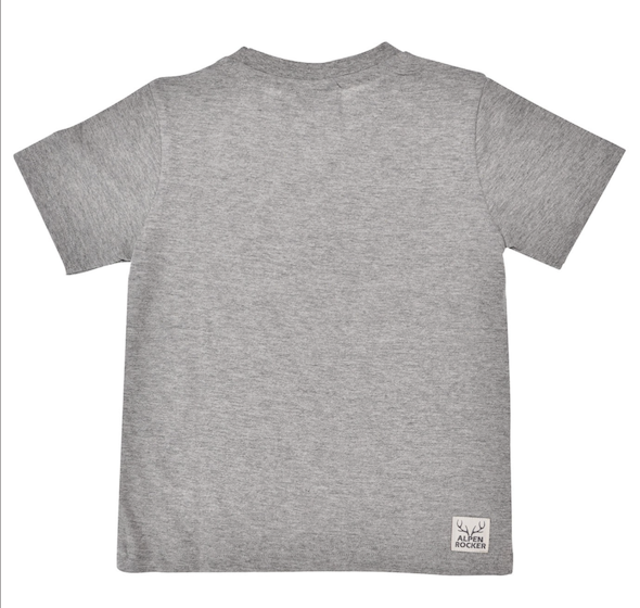 Bondi Kurzarm T-Shirt in Grau - Traktor & Bergen
