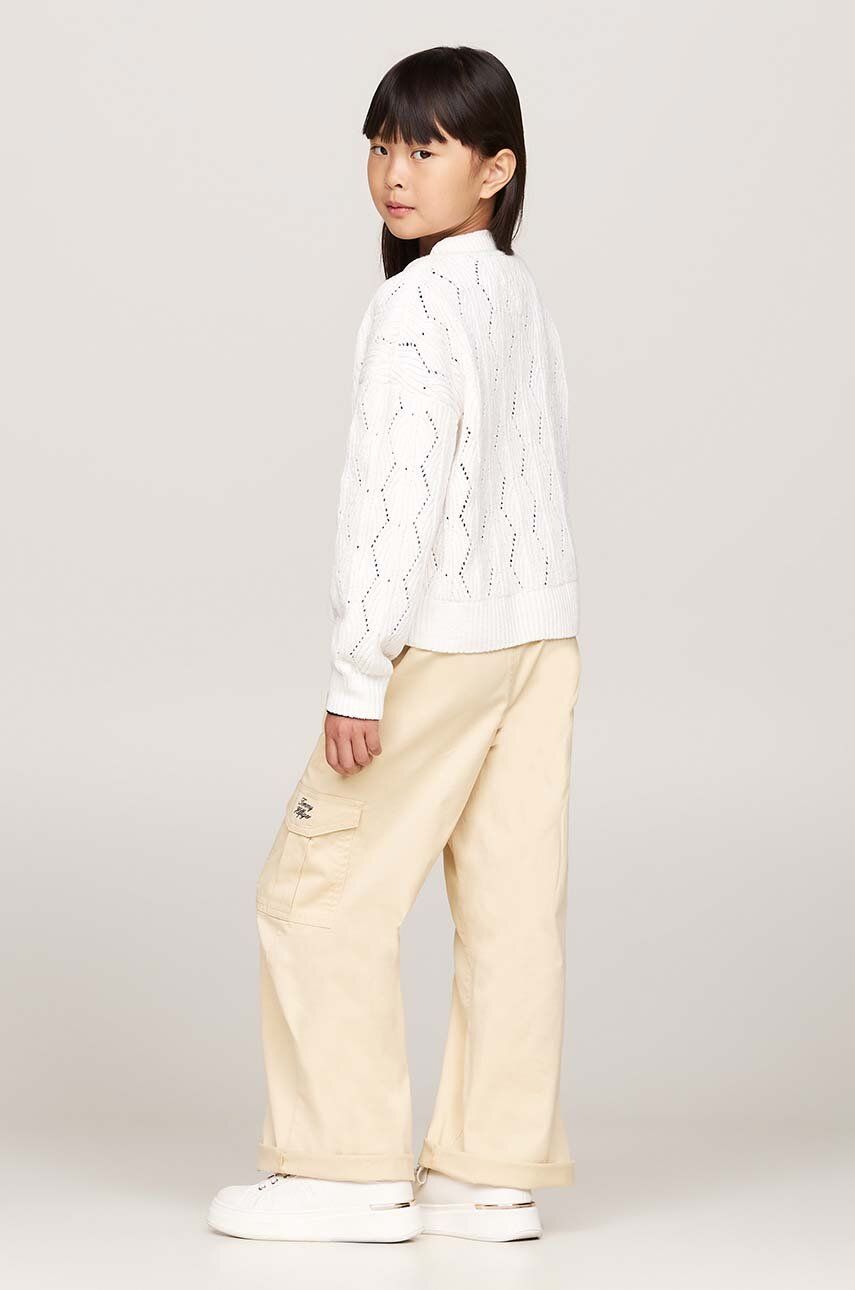 Tommy Hilfiger Chenille Cardigan Strickjacke in weiß - SALE