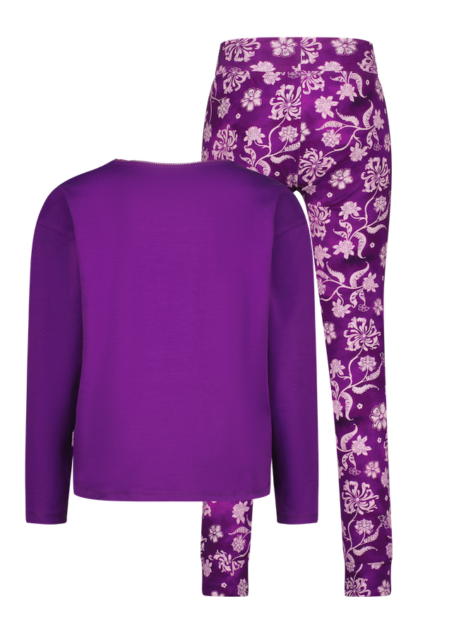 Vingino Pyjama Wayra Good Morning für Mädchen - Ultra Purple/Lila - SALE
