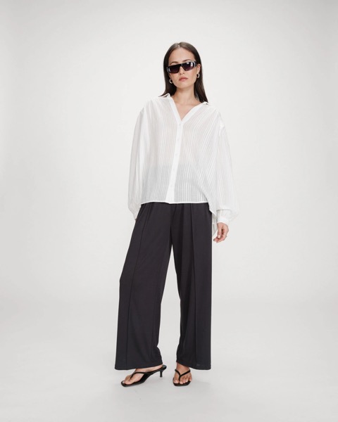 Grace & Mila Bluse Oversized - Ivoire Vibes Grace & Mila Bluse Oversized - Ivoire Vibes