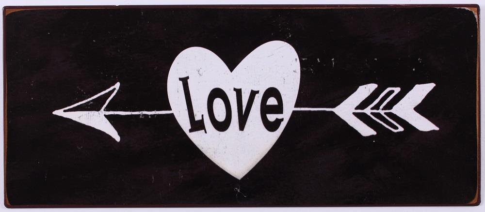 Lafinesse Metal Schild - Love