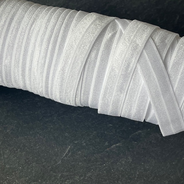 Wowzers Bastelbedarf elastischen Satin Band in Weiß- 1 Meter Wowzers Bastelbedarf elastischen Satin Band in Weiß- 1 Meter