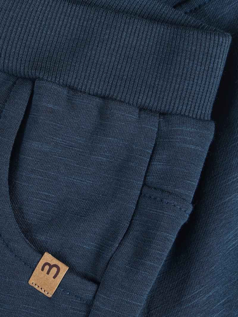 Minymo Baby Sweathose Sweatpant in Midnight Navy Blau mit Knöpfe Minymo Baby Sweathose Sweatpant in Midnight Navy Blau mit Knöpfe