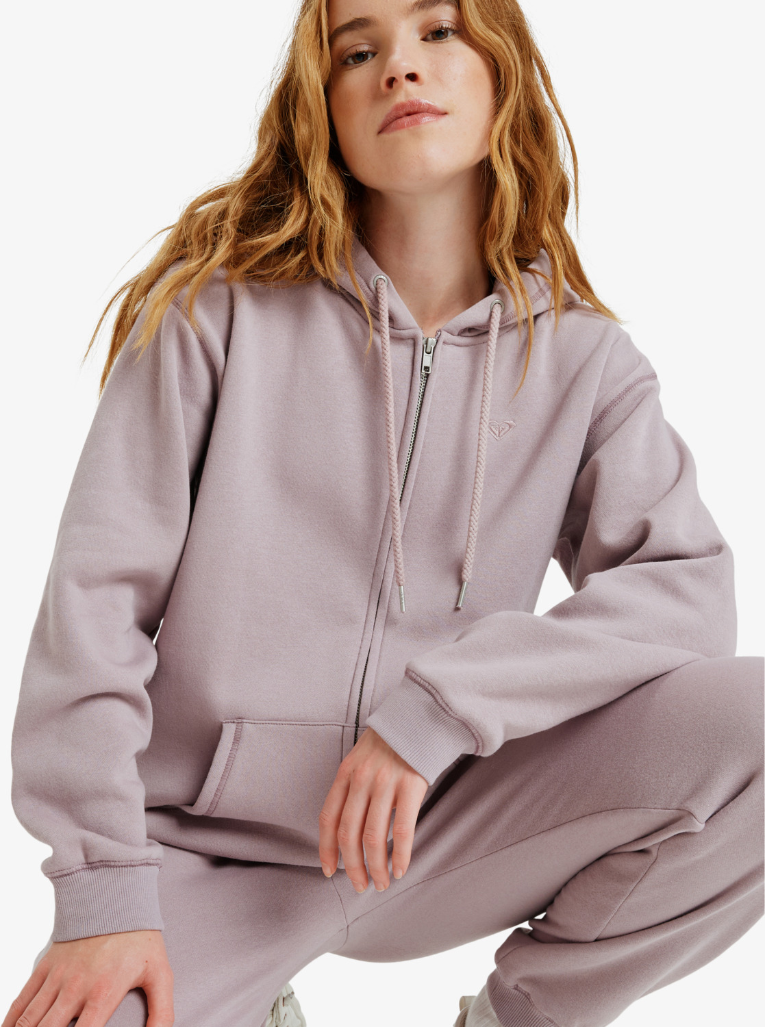 Roxy Surf Stoked Zipper Hoodie Sweatjacke für Damen in Nirvana Flieder