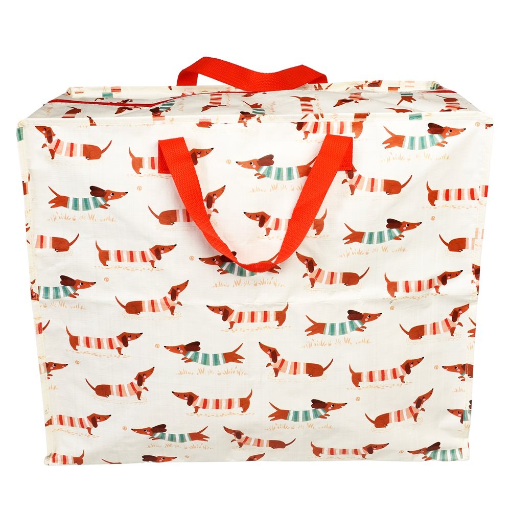 rex-london-riesentasche-sausage-dog Rex London XL Tasche Save the Planet - Sausage Dog - Dackel Hunde