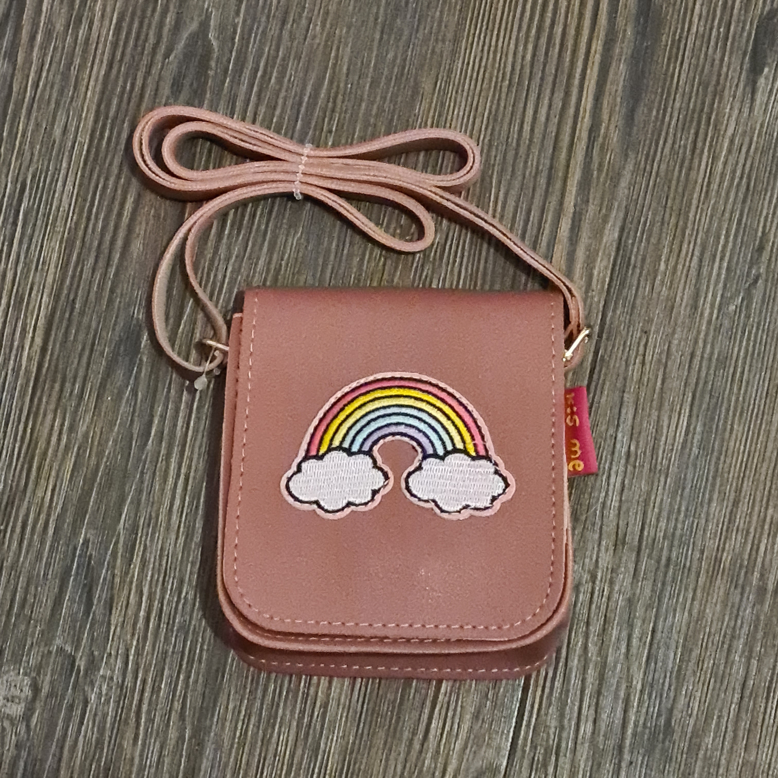 KisMe Umhängetasche Kunstleder Regenbogen - Farbauswahl