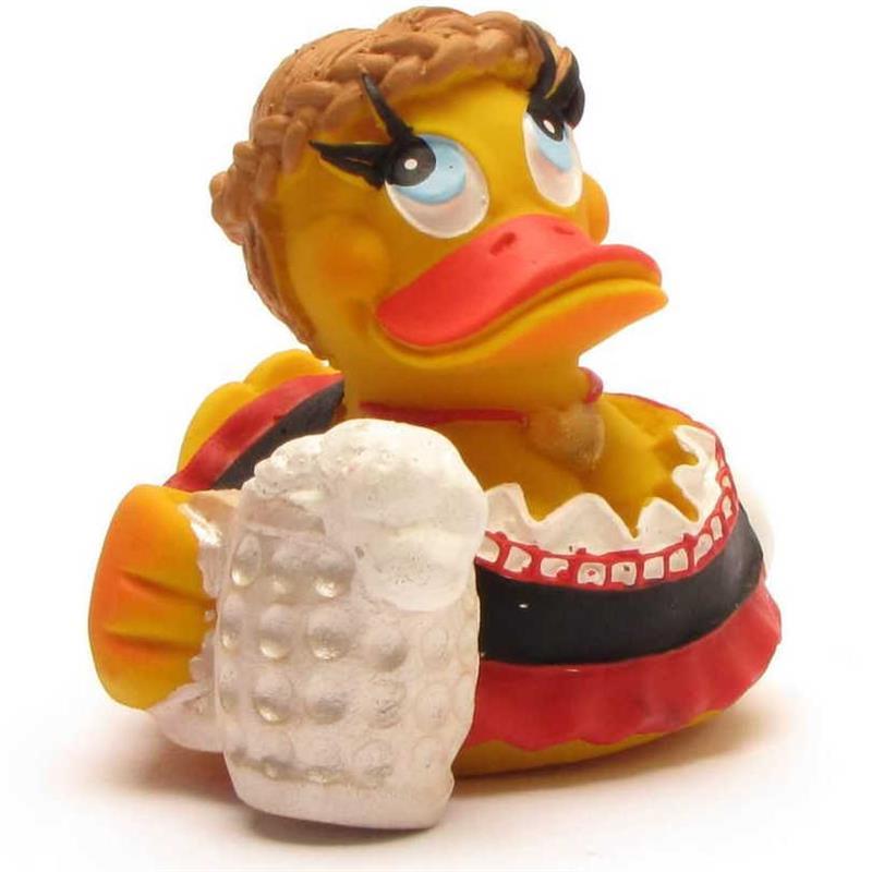 Lanco Dirndl Duck - Naturkautschuk Badeente - Bayerische Dirndl Ente Lanco Dirndl Duck - Naturkautschuk Badeente - Bayerische Dirndl Ente