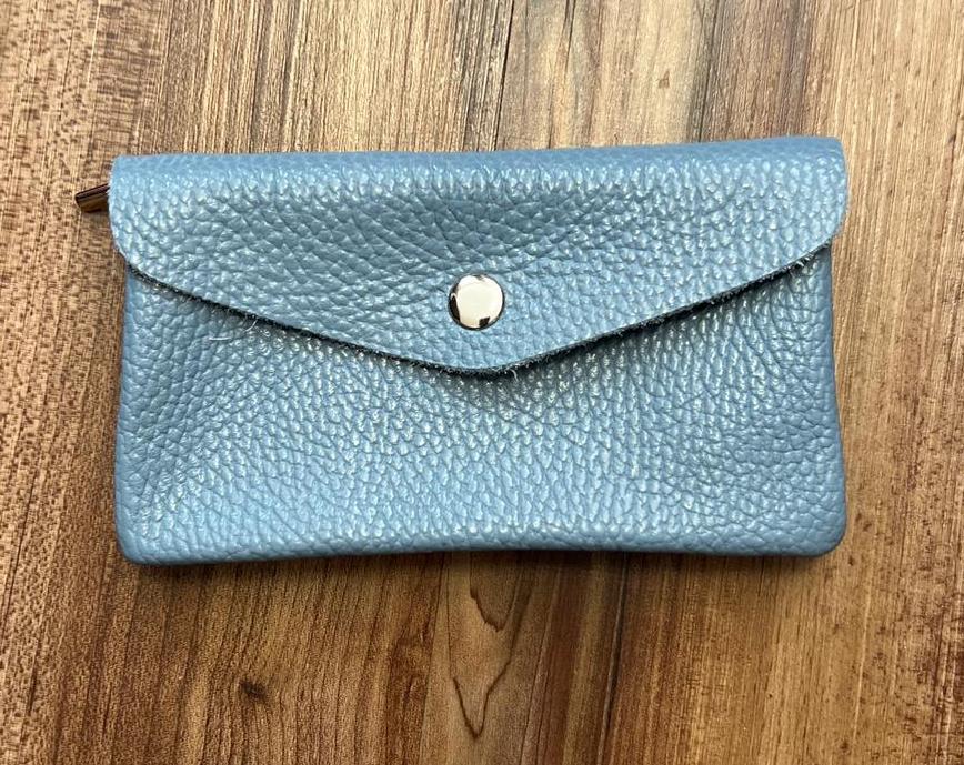 image0-KopieLOYZpgemNGFc0 BFF Soft Leder Glitzer Geldbeutel in Taubengrau - Large