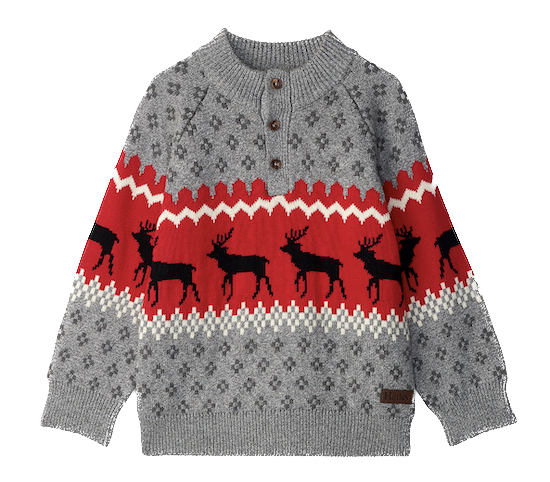 Hatley Strickpulli mit Stehkragen - Winter Elche - SALE