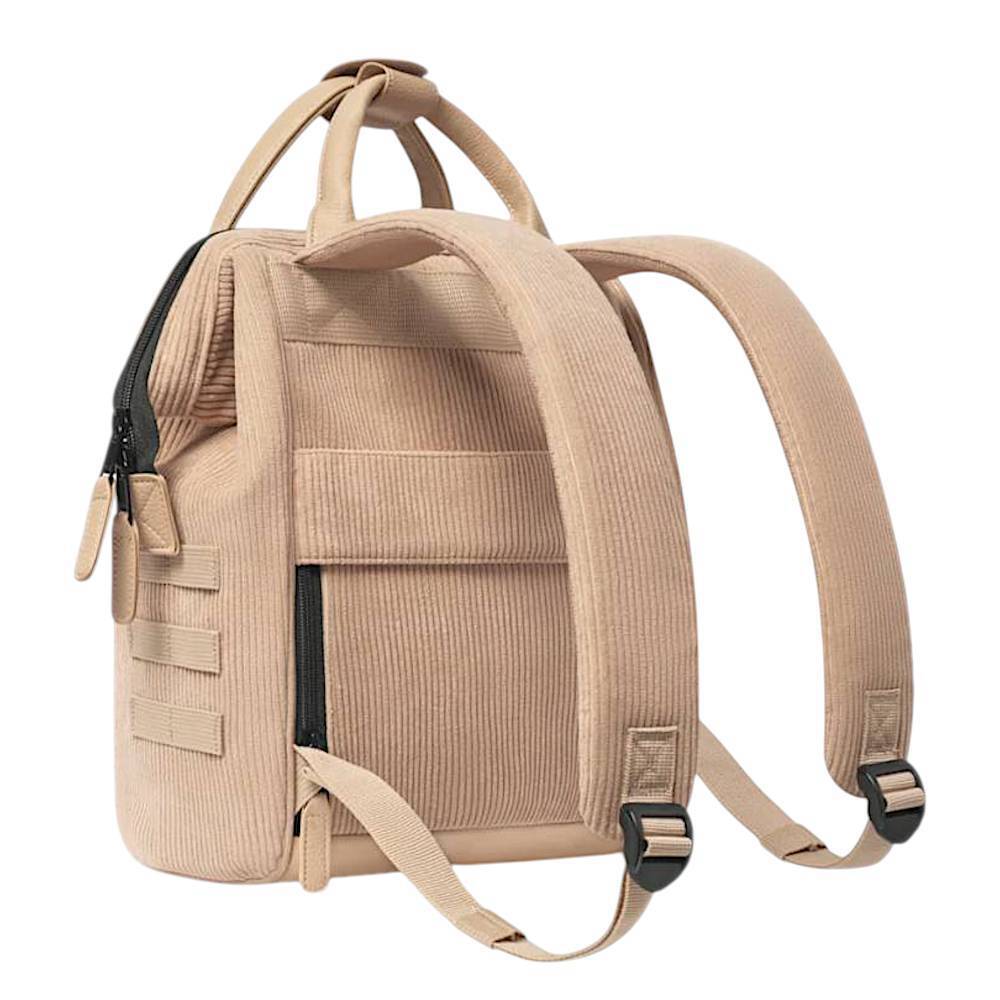 Cabaia Rucksack LUXOR Small mit Laptop-Fach - Beige Braun Cord