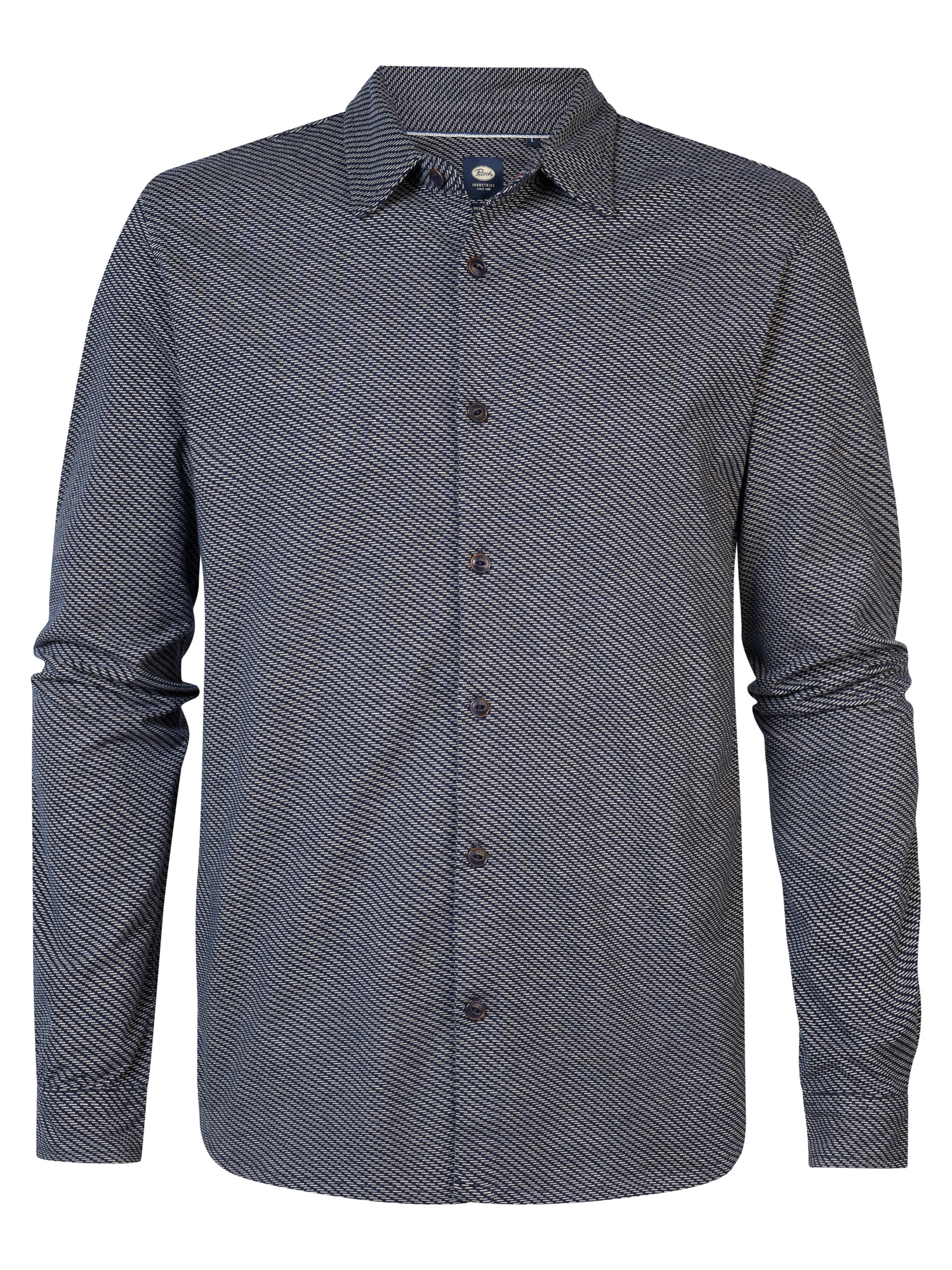 Petrol Industries Hemd in Navy Blau - SALE