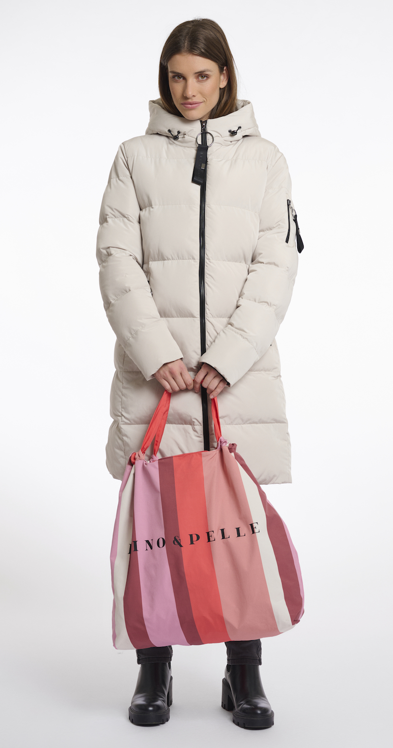 Rino & Pelle Faltbare Shopper Tasche Fold-Away - Streifen