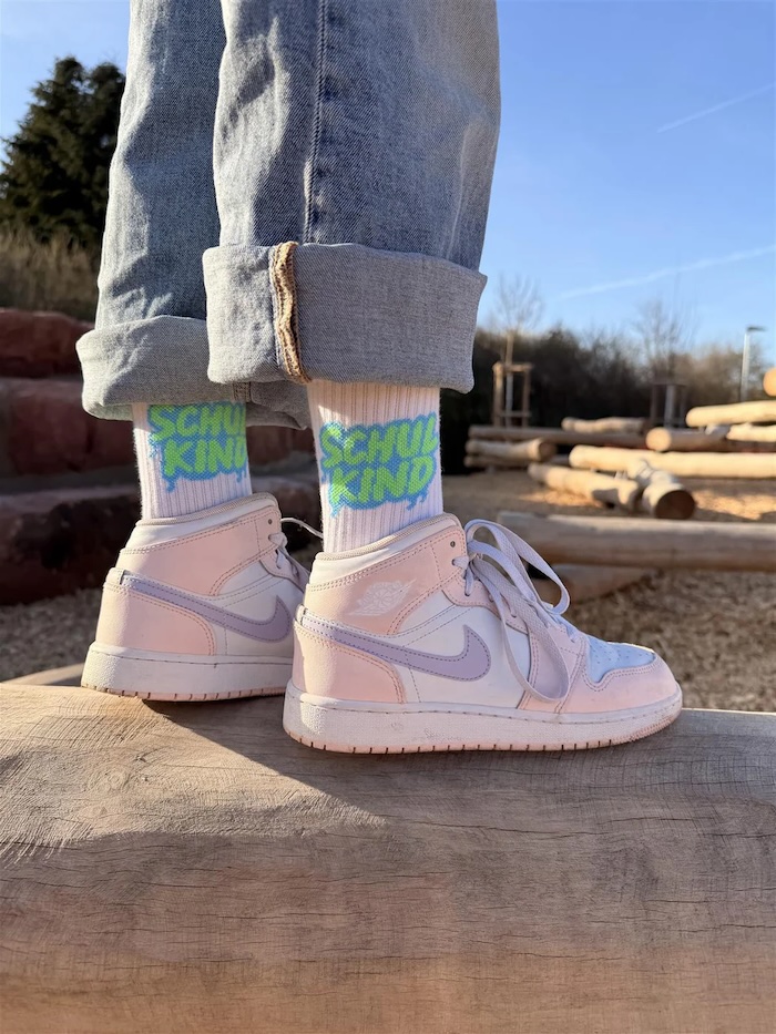 My Day My Dream Schulkind Socken - Graffiti Green - Grün My Day My Dream Schulkind Socken - Graffiti Green - Grün