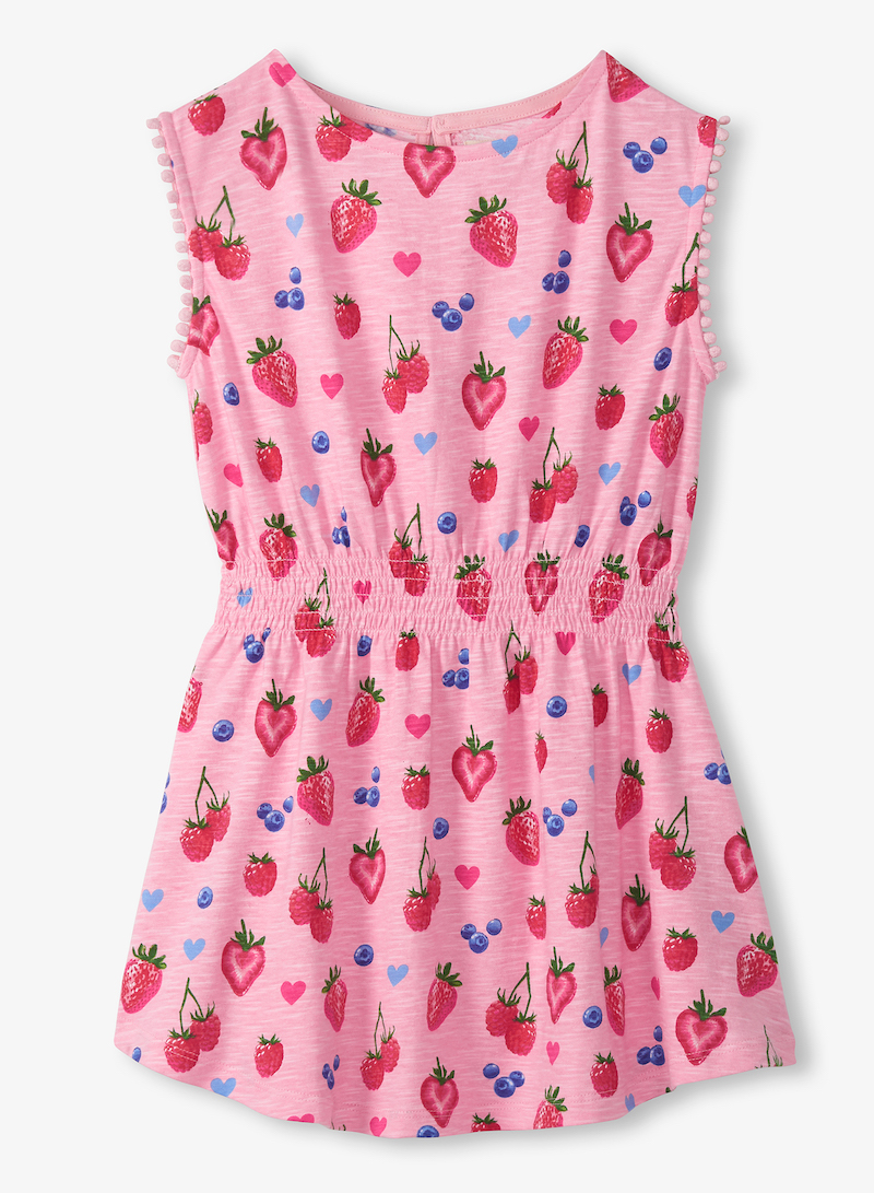 Hatley Berries Baumwolle Kleidi in Pink - Erdbeeren Allover Hatley Berries Baumwolle Kleidi in Pink - Erdbeeren Allover