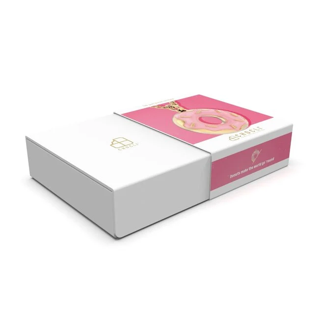 Chocli Halskette Vergoldet (18 Karat Gold) Sugar Rush Pink Glazed Donut 