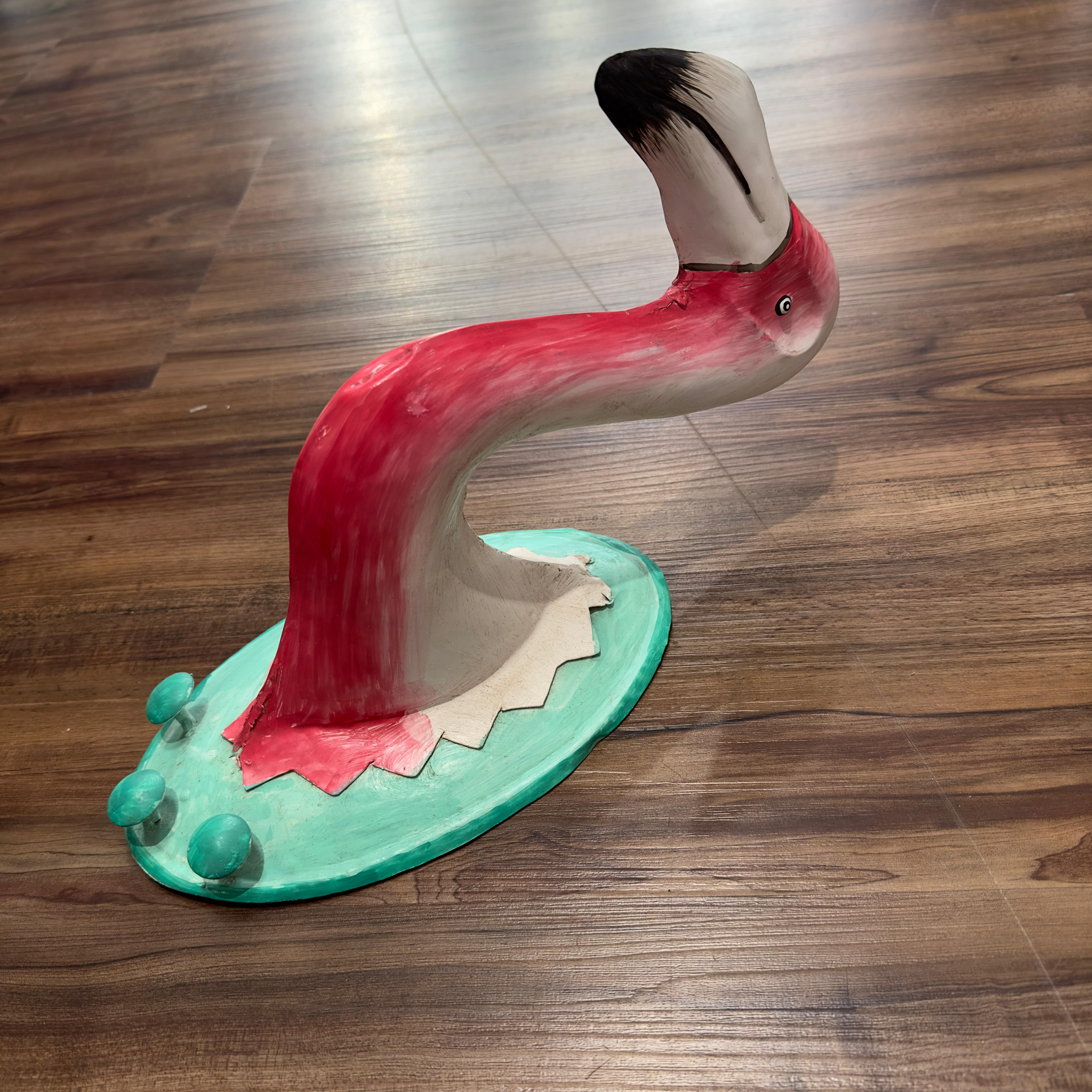b775a49e-34f6-4499-8518-f012dba09a12e43vIIy1NCJHI Pape Kunstgewerbe Wandhaken Trophäe - Flamingo