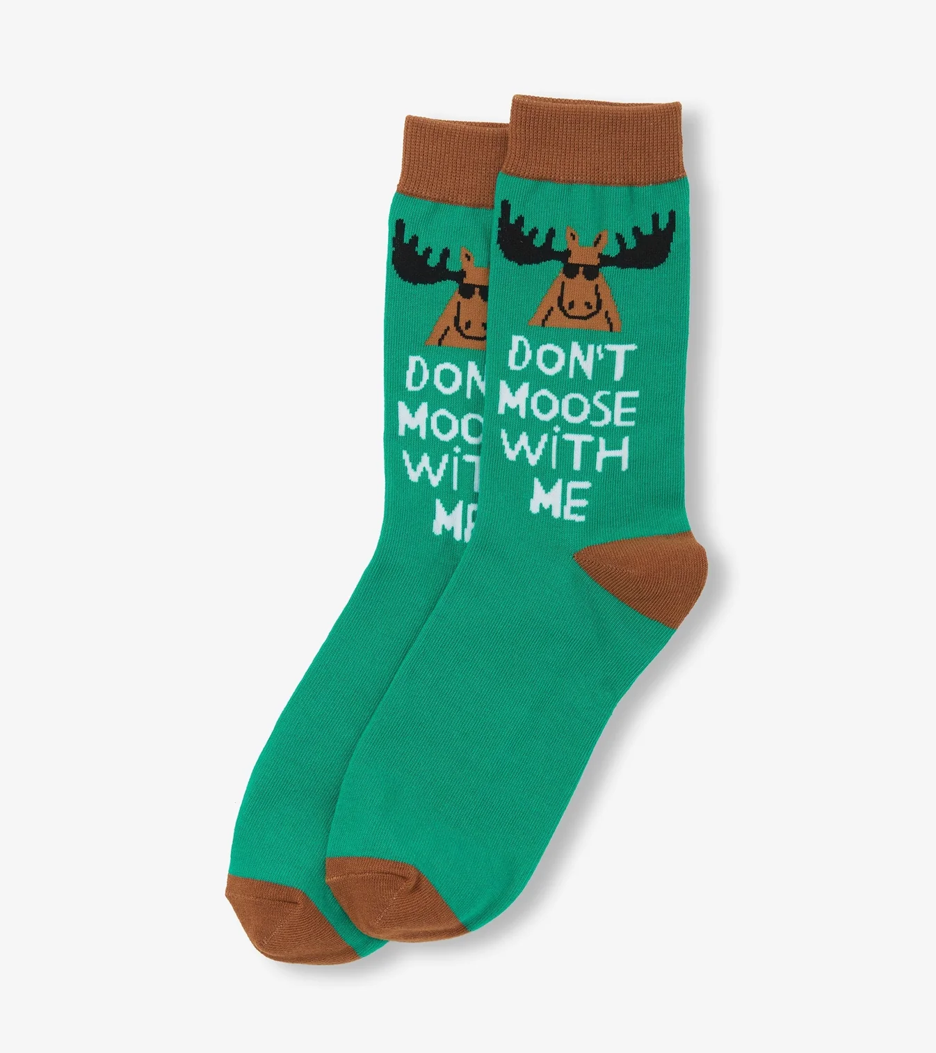 Little Blue House Herrensocken in Petrol - Don't Moose with Me - Elch Little Blue House Herrensocken in Petrol - Don't Moose with Me - Elch