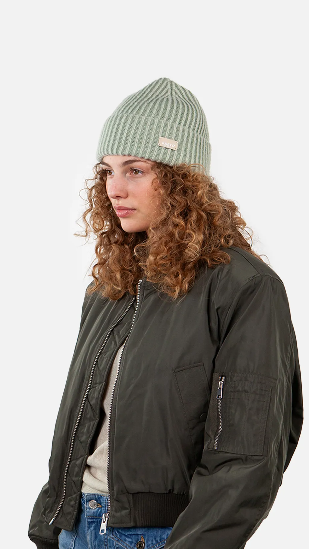 Barts Guane Damen Beanie in Sage Green - Grün - One Size 