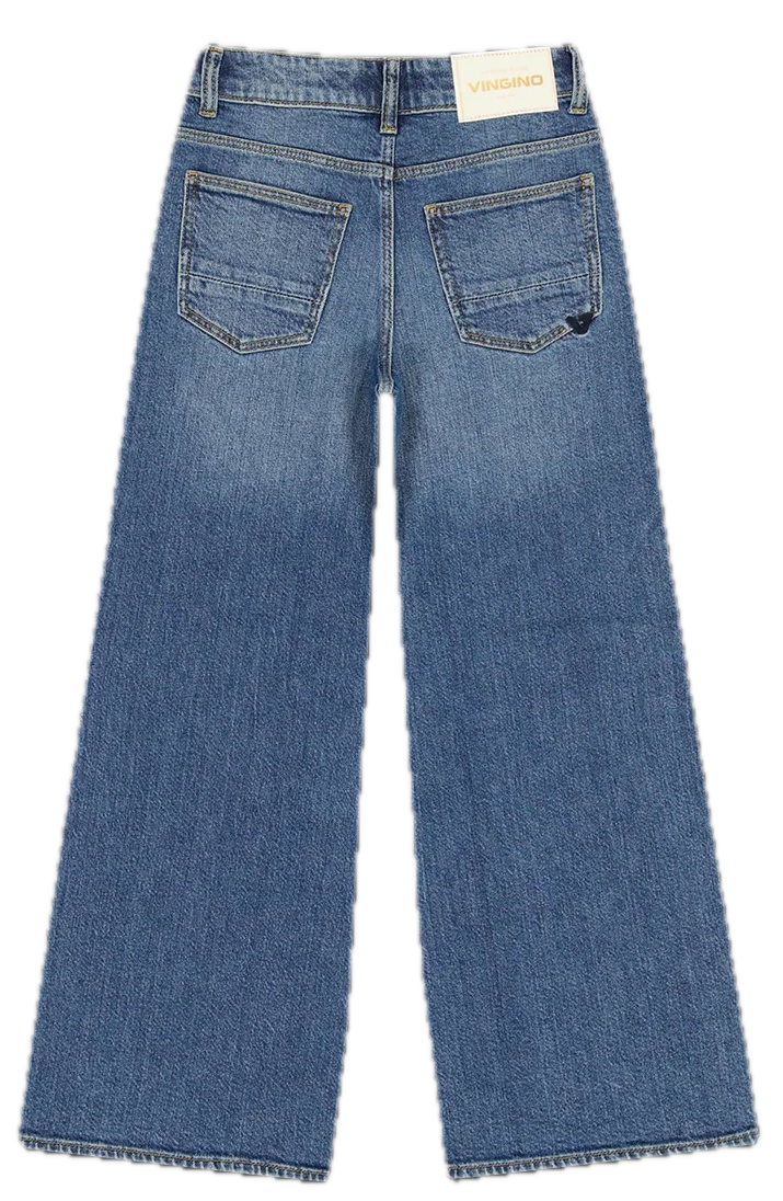 Vingnio Mädchen extra wide leg Jeans Cita - Blue Vintage Vingnio Mädchen extra wide leg Jeans Cita - Blue Vintage